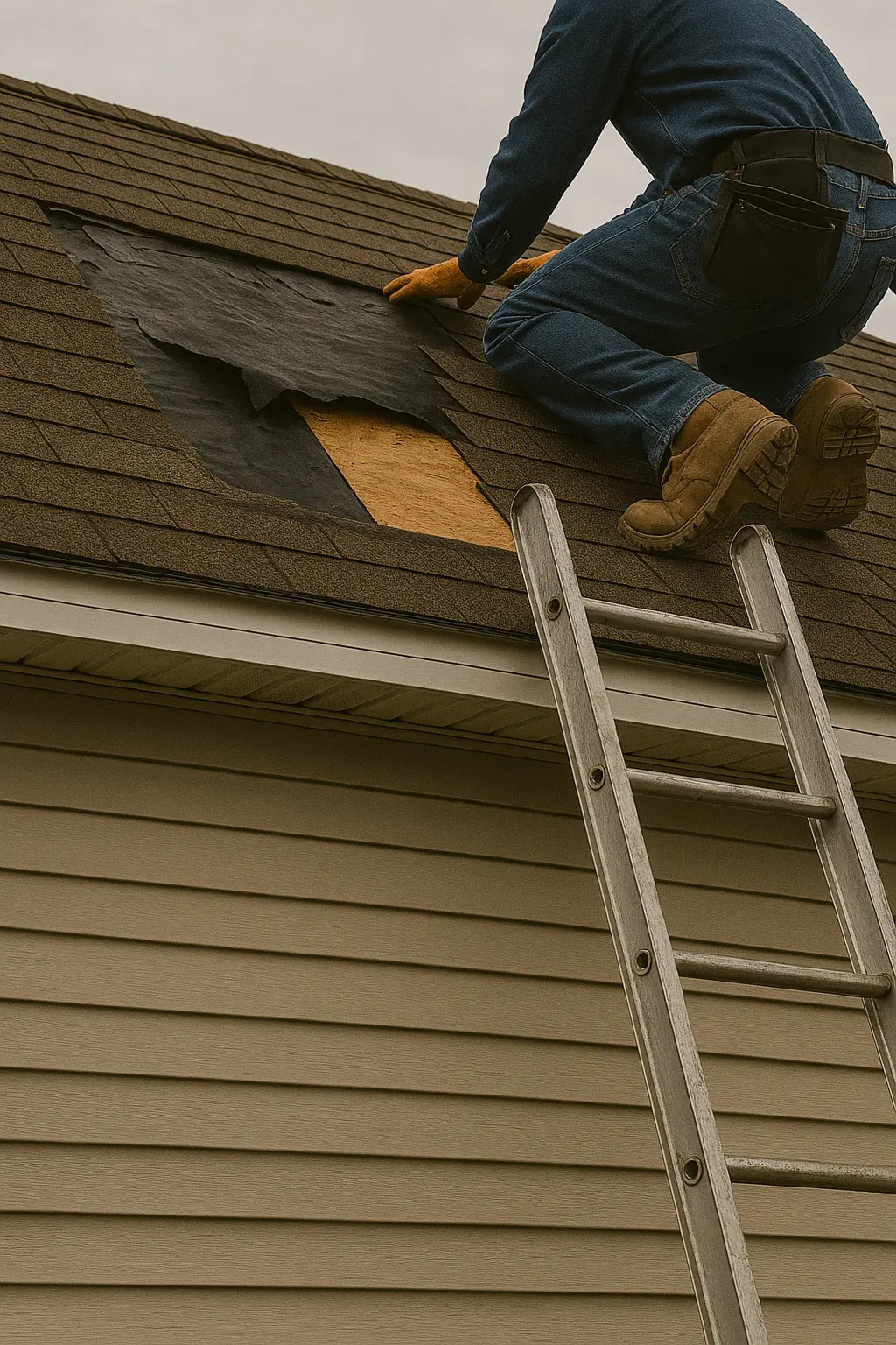Roof Repair Process in Everett