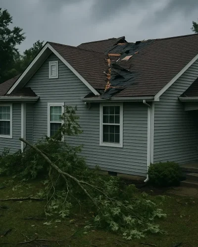 Storm Roof Damage
